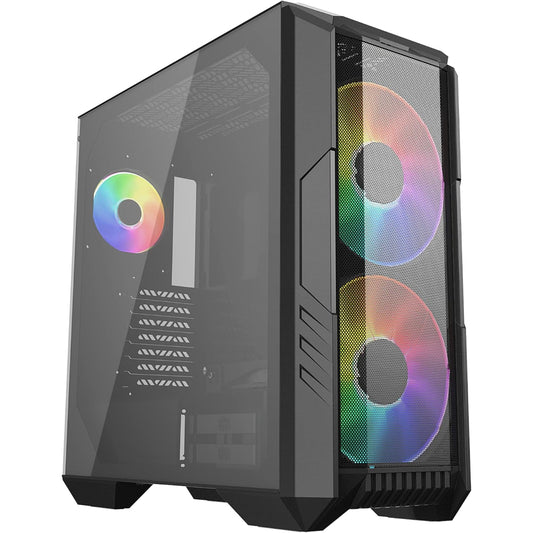 Cooler Master HAF 500 ATX Mid-Tower PC Case with 3 ARGB Fans