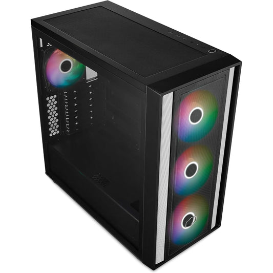 Cooler Master MasterBox 600 Mid-Tower PC Case with 4 ARGB Fans
