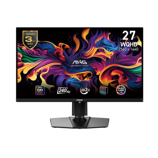 MSI MAG 271QPX QD-OLED E2 WQHD Gaming Monitor, 27 Inch