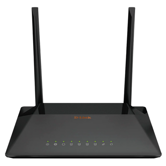 D-Link DSL-224 VDSL2/ADSL2 Modem Router, 4 Ports, 300Mbps