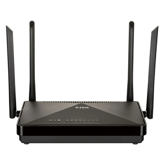 D-Link DSL-245GE VDSL2/ADSL2 Modem Router, 4 Ports, 1200Mbps